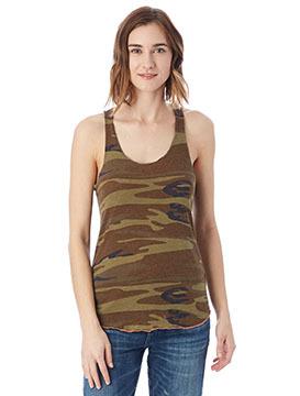 Alternative AA1927P - Ladies Meegs Printed Racer Tank