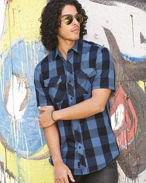 Burnside B9203 - Buffalo Plaid Short Sleeve Shirt