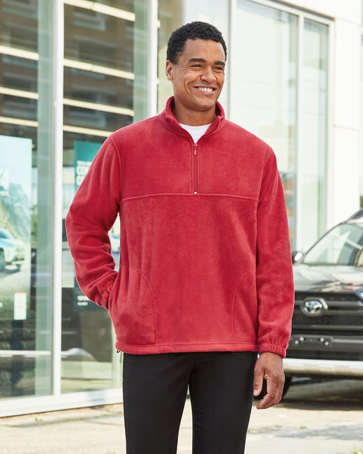 Harriton M980 - 8 oz. Quarter-Zip Fleece Pullover