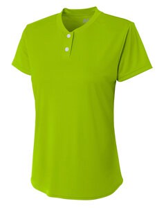 A4 NW3143 - Ladies Tek 2-Button Henley Shirt