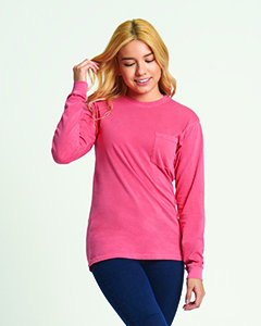 Next Level 7451 - Adult Inspired Dye Long Sleeve Crew with Pocket