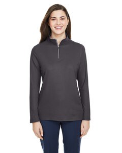 Core 365 CE405W - Ladies Fusion ChromaSoft Pique Quarter-Zip