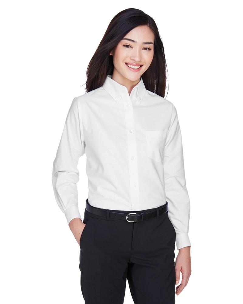 UltraClub 8990 - Ladies Classic Wrinkle-Resistant Long-Sleeve Oxford