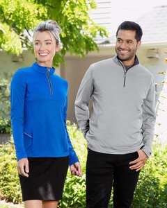 UltraClub 8230 - Mens Cool & Dry Sport Quarter-Zip Pullover