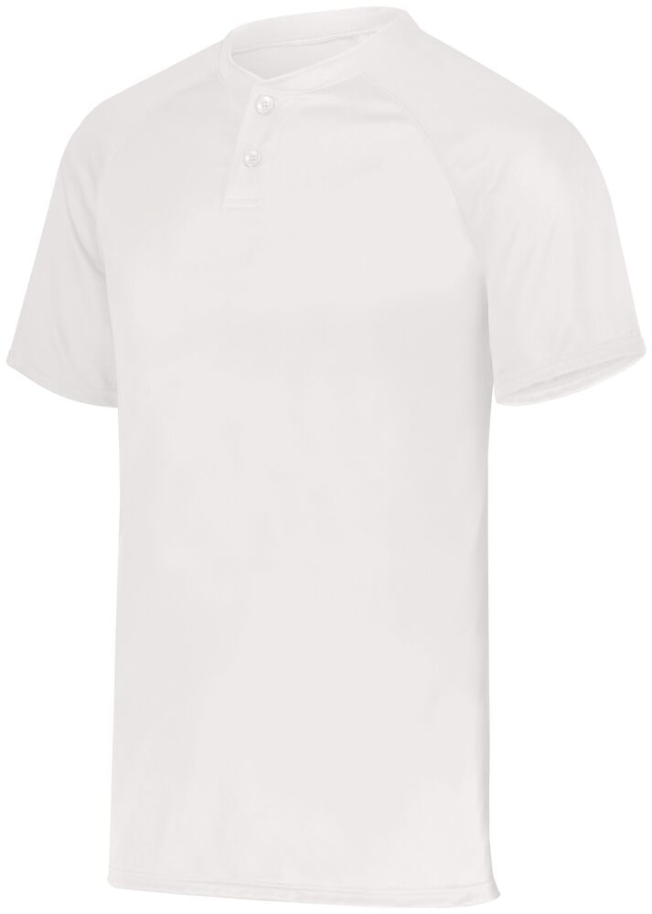 Augusta Sportswear 1566 - Youth Attain Wicking Two Button Baseball Jersey