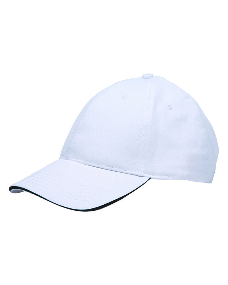 Bayside BA3617 - 100% Washed Cotton Unstructured Sandwich Cap