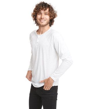 Next Level Apparel 6072 - Mens Triblend Long-Sleeve Henley