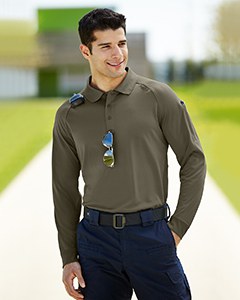 Harriton M211L - Mens Advantage Snag Protection Plus Long-Sleeve Tactical Polo