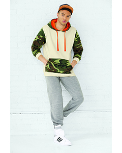 Code V 3967 - Men's Fashion Camo Hooded Sweatshirt