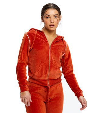 US Blanks US565 - Ladies Velour Full-Zip Hoodie