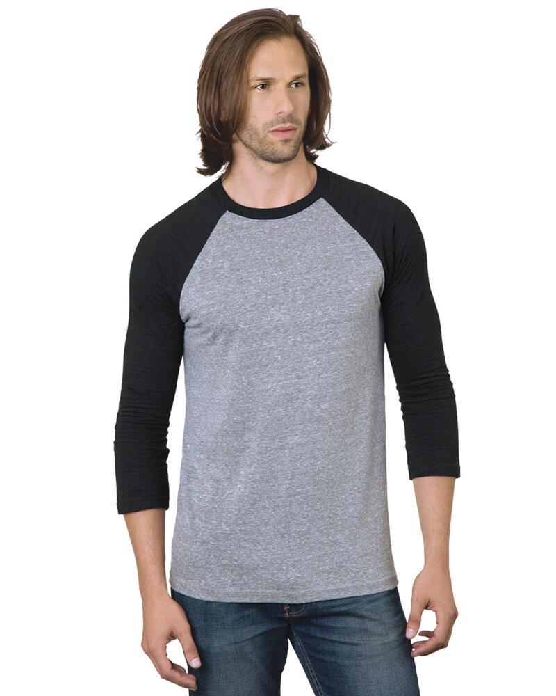 Bayside BA9525 - Unisex 3/4 Sleeve Raglan T-Shirt