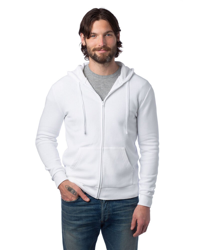 Alternative Apparel 8805PF - Unisex Eco-Cozy Fleece Zip Hooded Sweatshirt