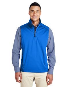 CORE365 CE709 - Mens Techno Lite Three-Layer Knit Tech-Shell Quarter-Zip Vest