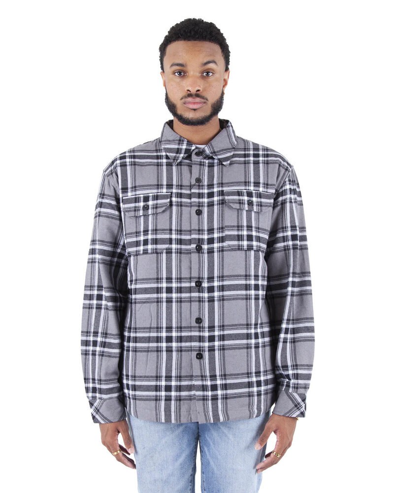 Shaka Wear SHPFJ - Men's Plaid Flannel Jacket