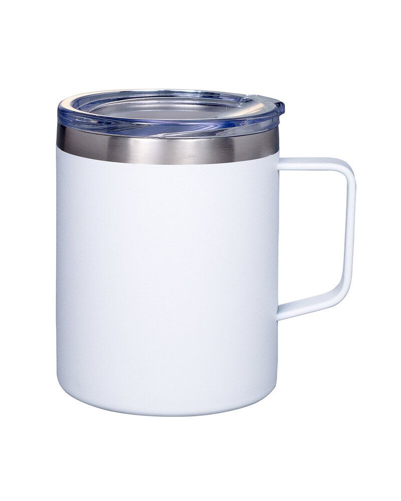 Prime Line MG407 - 12oz Vacuum Insulated Coffee Mug With Handle